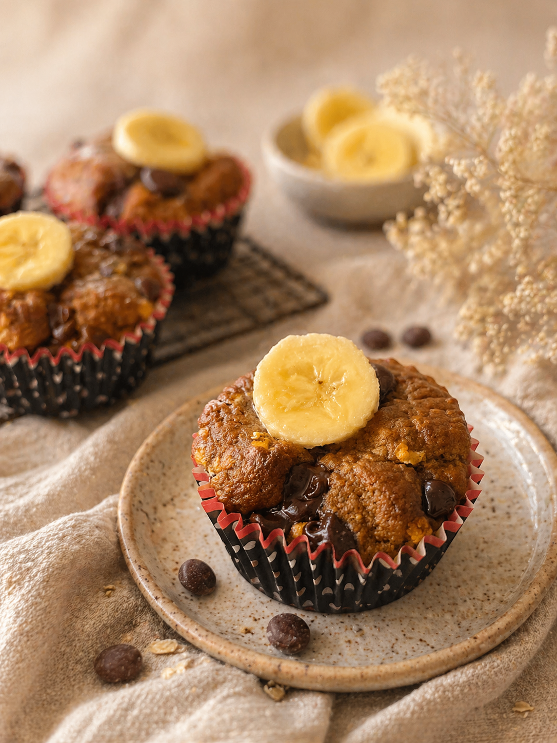 Muffins cacao & banane